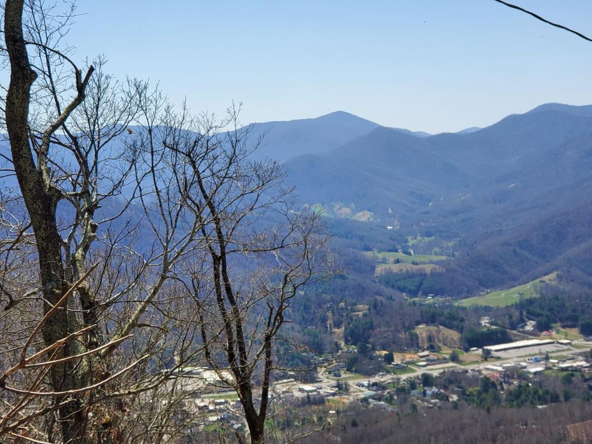 הוילה Burnsville Treehouse Cathedral In Blue Ridge Mountains, Nc מראה חיצוני תמונה