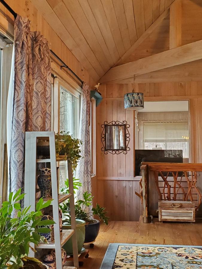 הוילה Burnsville Treehouse Cathedral In Blue Ridge Mountains, Nc מראה חיצוני תמונה