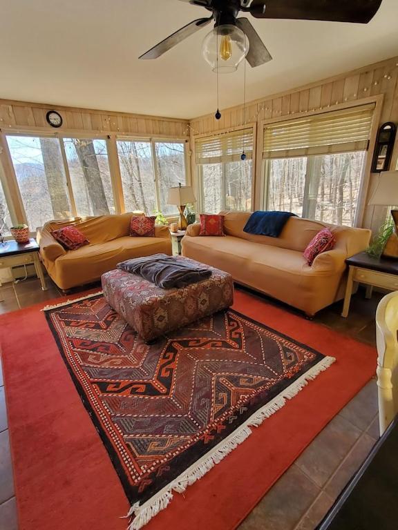 הוילה Burnsville Treehouse Cathedral In Blue Ridge Mountains, Nc מראה חיצוני תמונה
